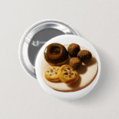 Donuts and Cookies  Button (Vorne & Hinten)