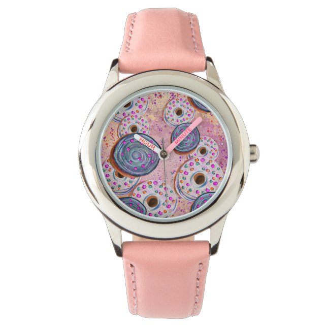 Donuts Armbanduhr (Vorderseite)