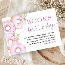 Donuts Baby Shower Mädchen Rosa Bücher Für Baby