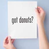 Donuts bekommen flyer (Hand)