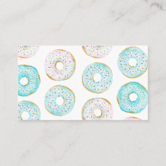 Donuts Bücher für die Beipackkarte für Kinder Begleitkarte (Rückseite)