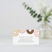 Donuts Bücher für die Beipackkarte für Kinder Begleitkarte (Stehend Vorderseite)