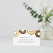 Donuts Bücher für die Beipackkarte für Kinder Begleitkarte (Stehend Vorderseite)