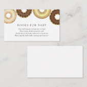 Donuts Bücher für die Beipackkarte für Kinder Begleitkarte (Vorne/Hinten)