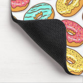 Donuts bunt Donut Futter Sprinklen Schokolade Foo Mousepad (Ecke)