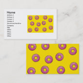 Donuts Business Card Visitenkarte (Vorne/Hinten)