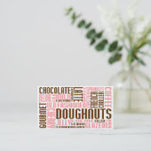 Donuts (chitChat) Treuekarte (Stehend Vorderseite)