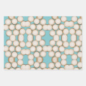 DONUTS CINNAMON WIRBEL und SKETCHY-BLUME Geschenkpapier Set (Vorderseite 3)