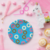 Donuts Colorful Doughnut1st Birthday Party Thema Pappteller (Party)