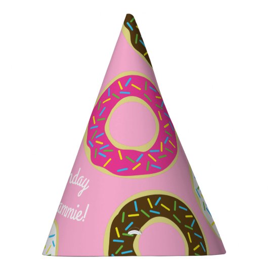 Donuts Colorful Doughnut1st Birthday Party Thema Partyhütchen (Rechts)