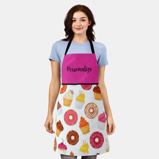 Donuts & Cupcakes Apron Schürze (Getragen)