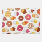 Donuts & Cupcakes  Geschirrtuch (Horizontal)
