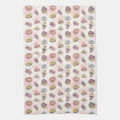 Donuts Cupcakes Niedlich Trendland Woodland Wasser Geschirrtuch (Vertikal)