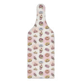 Donuts Cupcakes Niedlich Trendland Woodland Wasser Schneidebrett (Vorderseite)