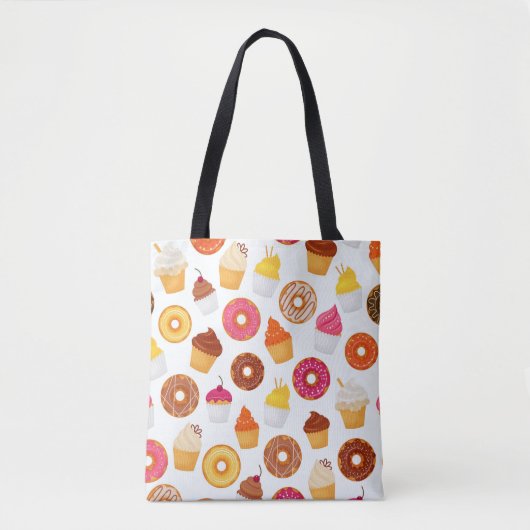 Donuts & Cupcakes   Tasche (Vorderseite)