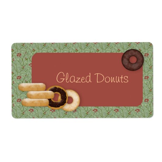 Donuts Custom Product Labels (Vorne)