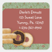 Donuts Custom Product Sticker (Vorderseite)