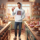 Donuts Dancing Whimsical Doughnut Zeichen Hoodie