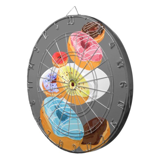 Donuts Dartscheibe (Vorderseite rechts)