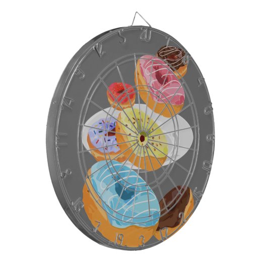 Donuts Dartscheibe (Vorderseite Links)