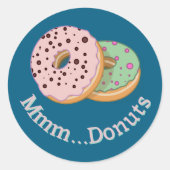 Donuts Design Sticker (Vorderseite)