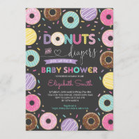 Donuts & Diapers Doughnut Baby Showboard