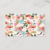 Donuts & Diapers Raffle Card Babydusche Umschließu Visitenkarte (Rückseite)