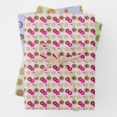 Donuts, Donuts, Kuchen, Kuchen, Kuchen Geschenkpapier Set (Beispiel)