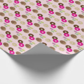 Donuts, Donuts, Makronen, Zimtgebäck Geschenkpapier (Ecke)