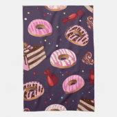 Donuts Druck Geschirrtuch (Vertikal)