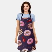 Donuts Druck Schürze (Getragen)
