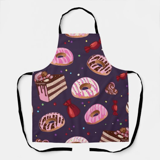 Donuts Druck Schürze (Vorderseite)