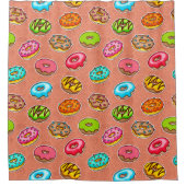 Donuts Duschvorhang (Vorderseite)