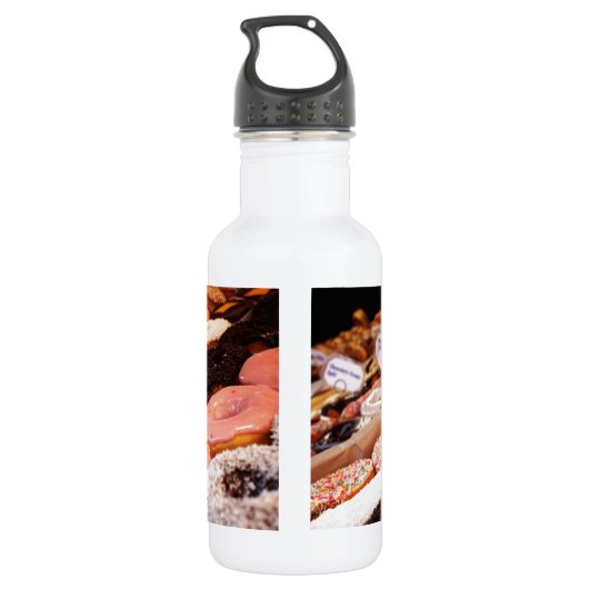 Donuts Edelstahlflasche (Rückseite)