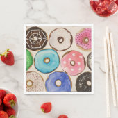 Donuts eine süße Leckerei Serviette (Beispiel)