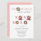 Donuts | Einladungen zur Brautdusche (Vorne/Hinten)