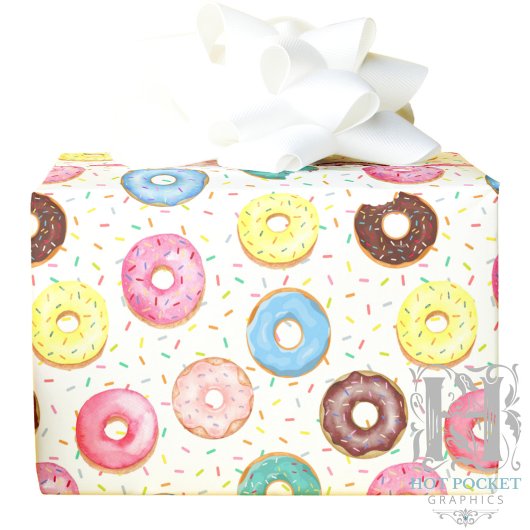 Donuts-Einwickelpapier Geschenkpapier