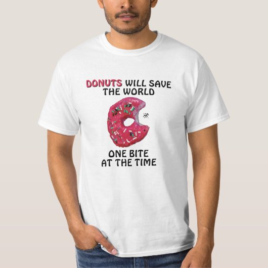 Donuts-Feier T-Shirt (Vorderseite)