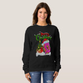 Donuts Food Xmas Decorations Santa Donuts Christm Sweatshirt (Vorne ganz)