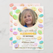 Donuts Foto Einladung (Vorne/Hinten)