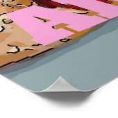 Donuts fügt Textposter hinzu Poster (Ecke)