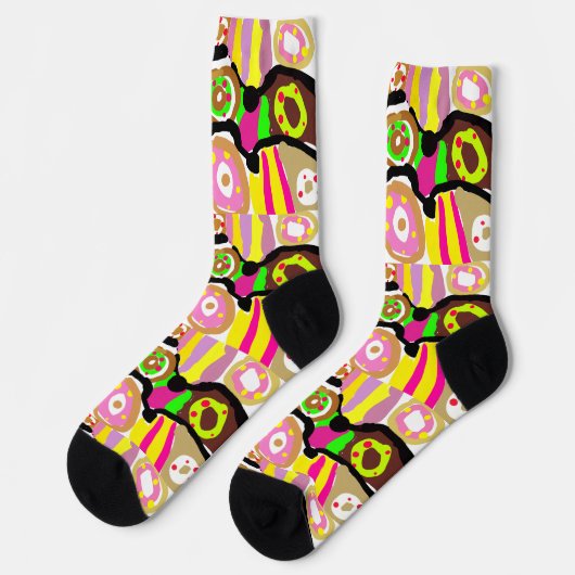Donuts fun socken (Linkes Detail)