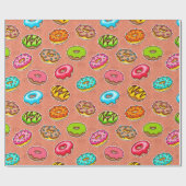 Donuts Geschenkpapier (Flach)