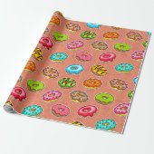 Donuts Geschenkpapier (Ungerollt)