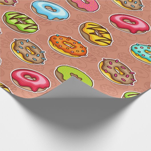 Donuts Geschenkpapier (Ecke)