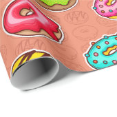 Donuts Geschenkpapier (Rolleneckpunkt)
