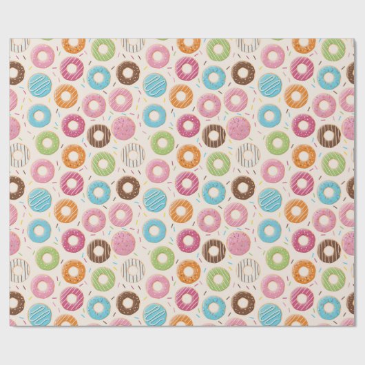 Donuts Geschenkpapier (Flach)