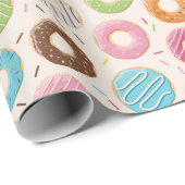 Donuts Geschenkpapier (Rolleneckpunkt)