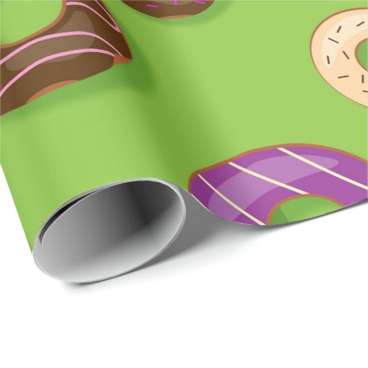 Donuts Geschenkpapier (Rolleneckpunkt)