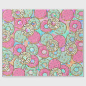 Donuts Geschenkpapier (Flach)